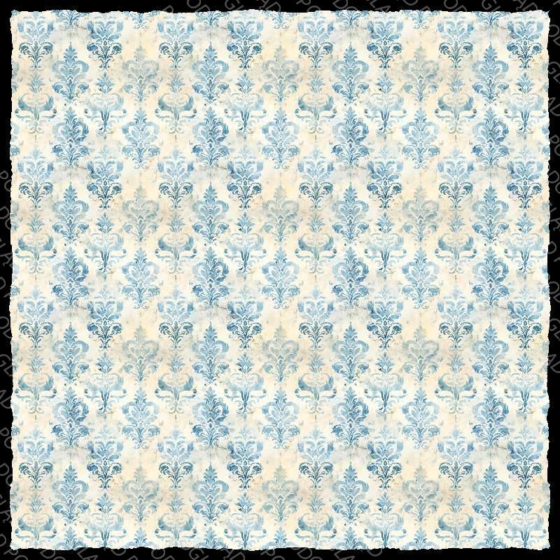 Watercolor Damask